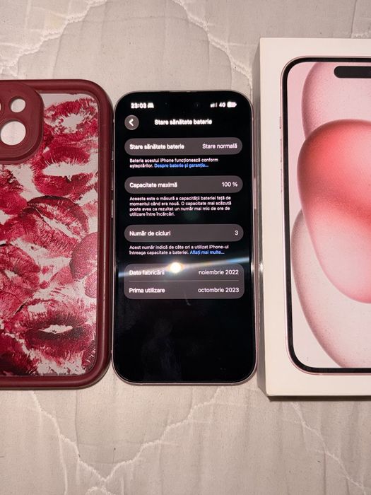 Iphone 15 pink 128gb