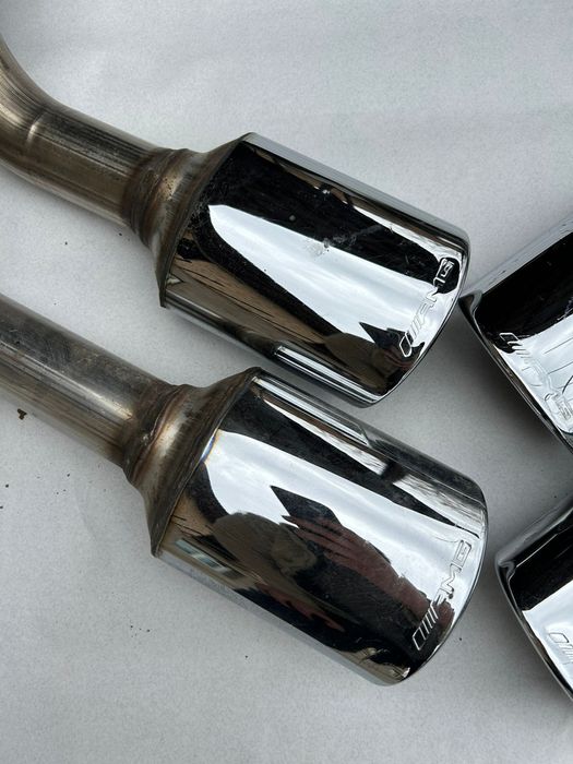 Выхлоп амг  гелендваген