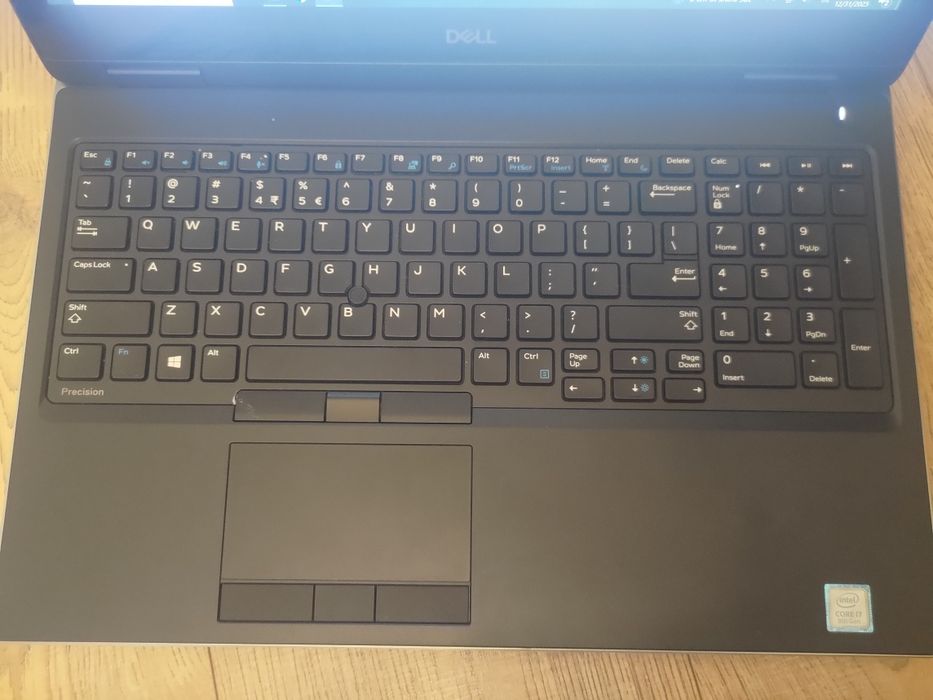 laptop Dell precision 7530 i7 proc, Touchscreen