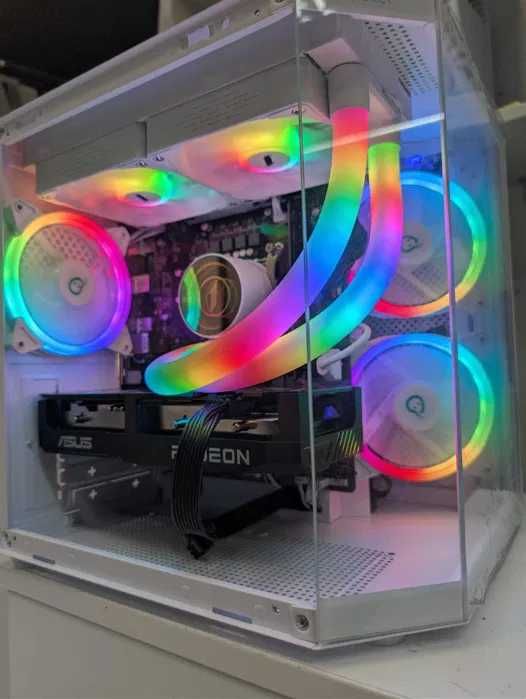 PC Ryzen 5 9600X/RX 6600/32GB DDR5 /240 AIO/Sursa 650W /Garantie/TVA!