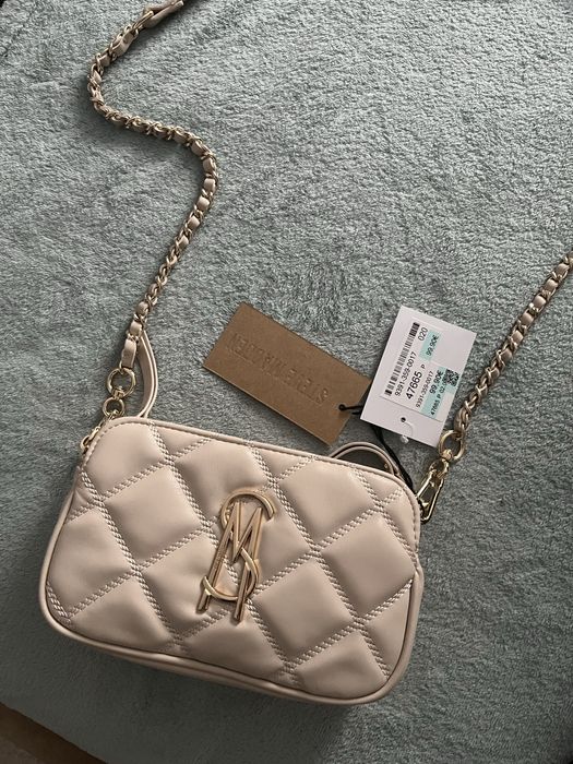 Steve madden bej piele naturala crossbody
