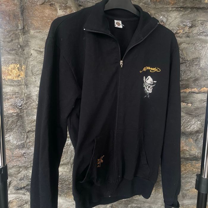 Ed Hardy черен дамски суичър размер М