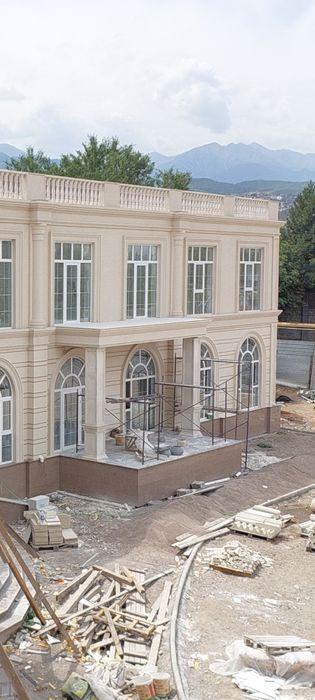 Обрамление окон , карниз ,пояс ,колонны