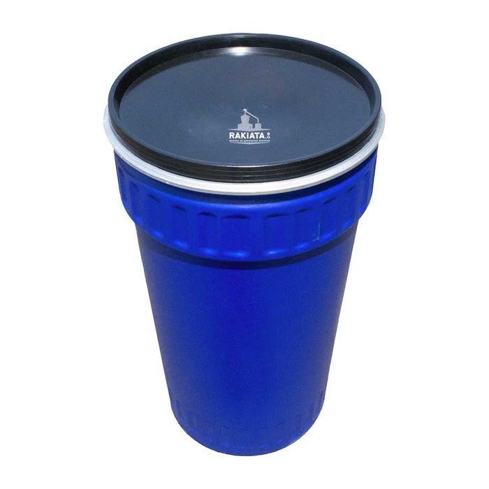 Бидон тип каца 220 литра с широко гърло, обърнат конус с метален обръч