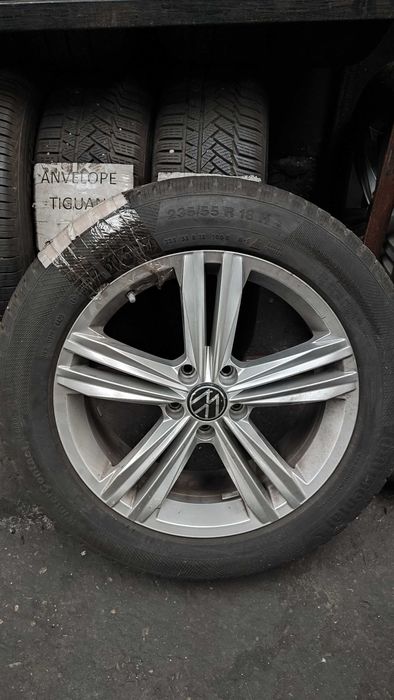Jante originale Volkswagen Tiguan Allspace R-Line +anvelope 235/55 R18