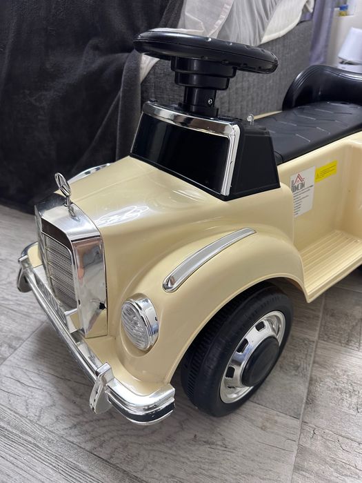 Електрическа детска кола, детска количка за бутане, ретро кола