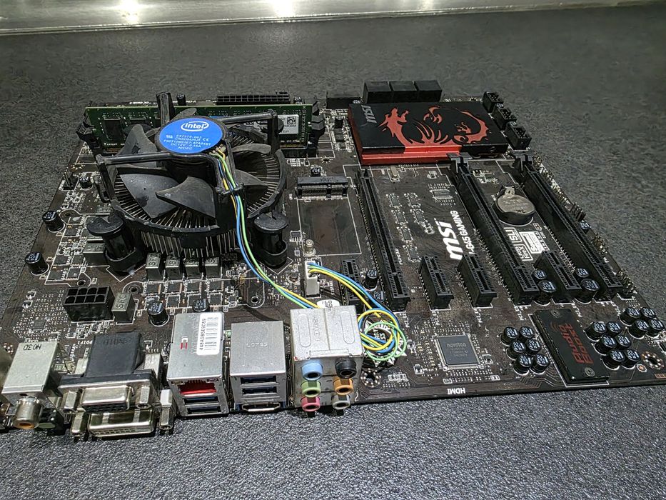 Kit placa de baza msi z87-G45 Gaming+procesor +cooler+4gb de rami