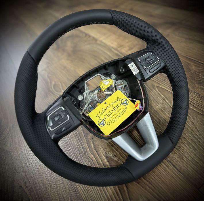 Volan piele nappa naturala Seat Leon 2 1P Facelift (2009-2012)