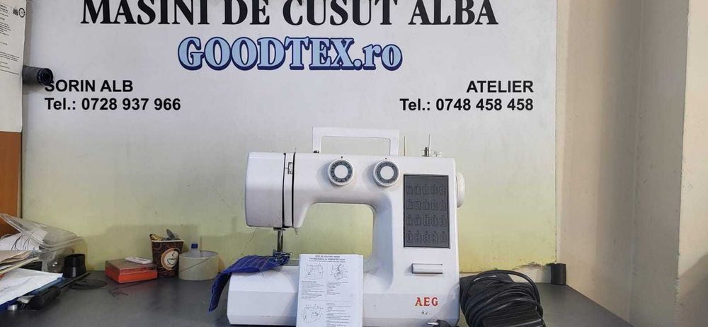 Masina de cusust electrica  cu piese metalice AEG