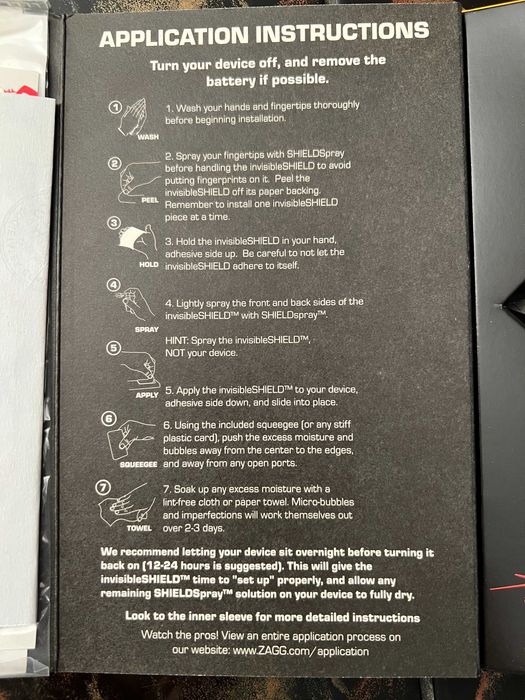 Folie Invisible Shield by Zagg pentru Logitech Harmony 1000