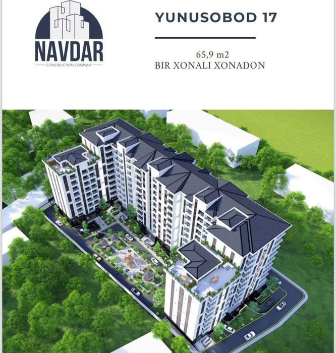 "СРОЧНАЯ ЦЕНА‼️ Коробка Navdar 65,9м2 Чинабад, ТЦ High Town Арзон ‼️