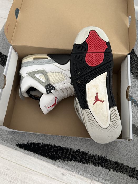 jordan 4 white cement