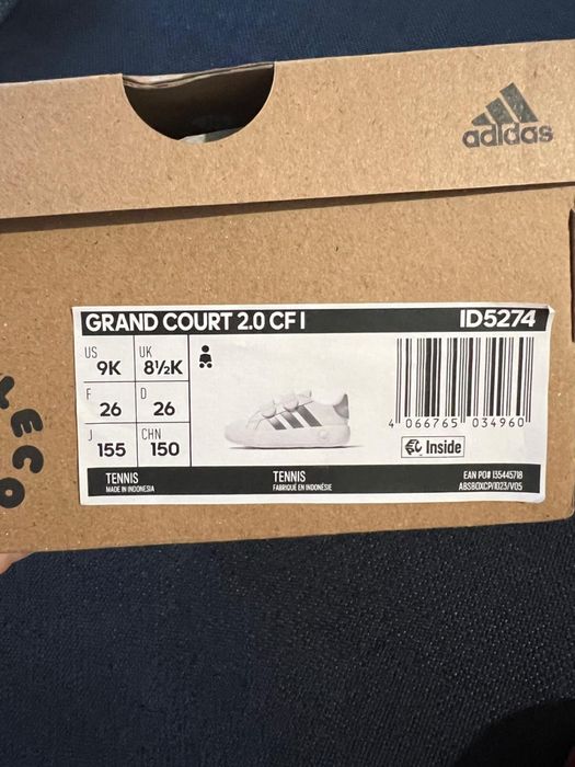 Adidasi Adidas Grand Court 2.0 - NOI!!! marime 26