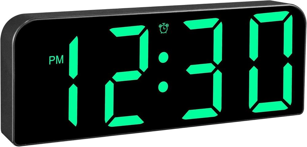 Дигитален стенен часовник Sukeen с дистанционно и аларма