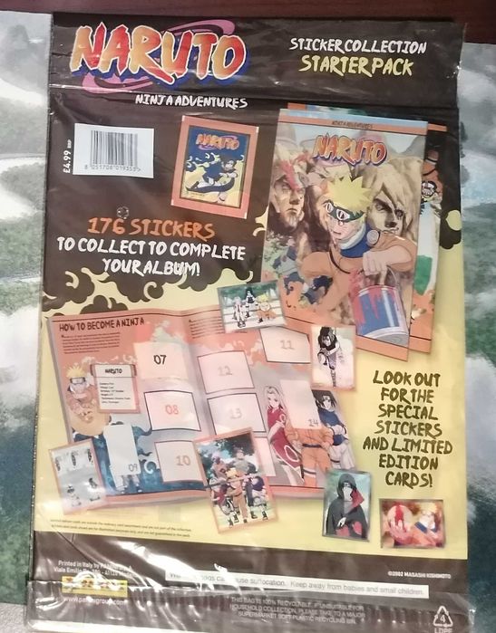 Naruto Ninja Adventures Starter Pack sigilat de Panini