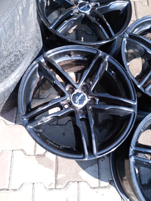 4 jante aliaj 5x112 R17 potrivesc audi A3 A4 A6 Q3 Q5 Skoda Volkswagen