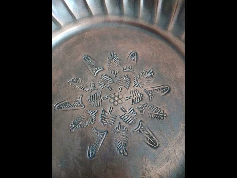 Farfurie decorativa cupru