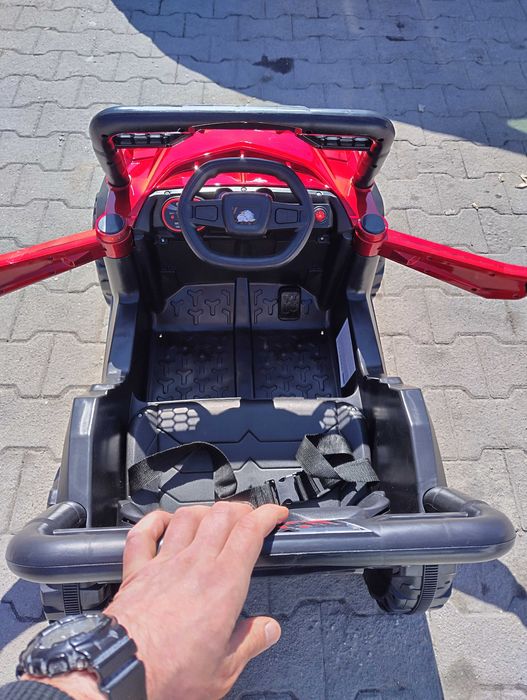 TEXAS акумулаторен джип Fast UTV червен