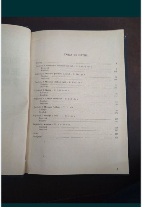 Probleme de mecanica și acustica