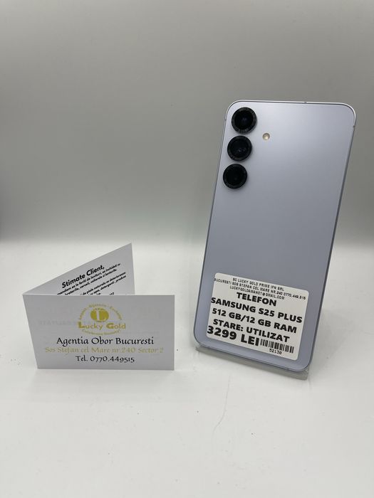 Samsung S25 Plus 512GB/12GB RAM FACTURA/GARANTIE #52130