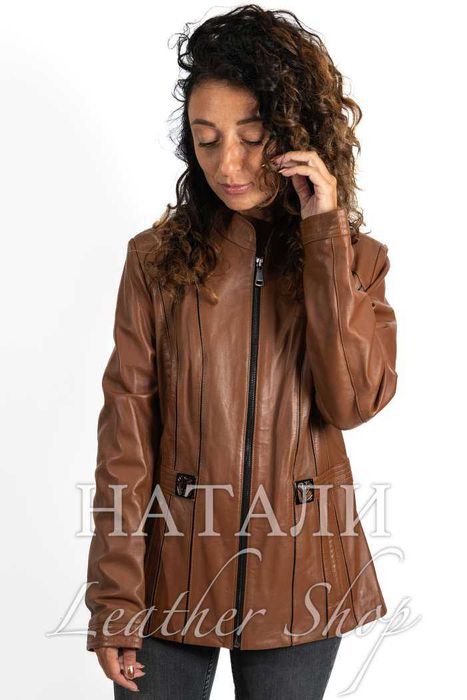 Дамско кожено яке Ади
