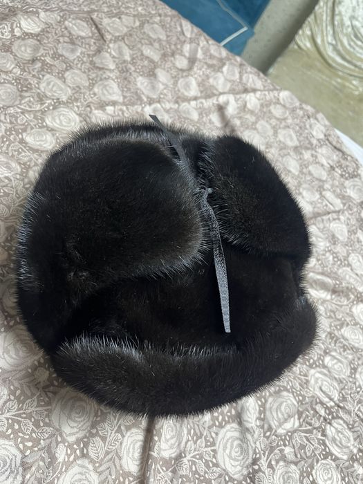 Шапка ушанка норка