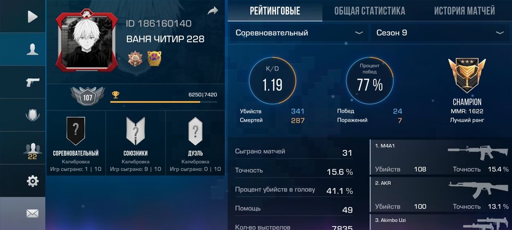 Продам аккаунт в стандофф