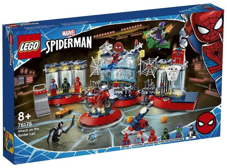 LEGO 76175 Spider-Man Нападение на мастерскую паука Super Heroes 76173