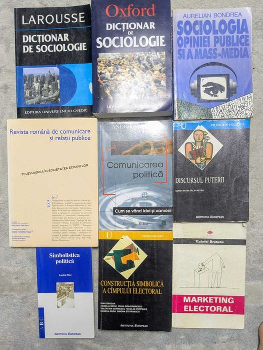 Cărți de comunicare, jurnalism, publicitate, relații publice