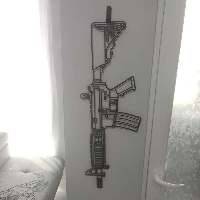 Метална картина M4A4 от CS2/CS – 75см | Безплатна доставка