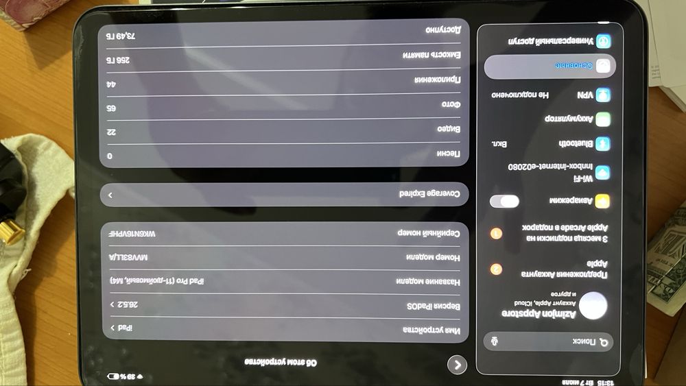 Ipad Pro M4 chip 256