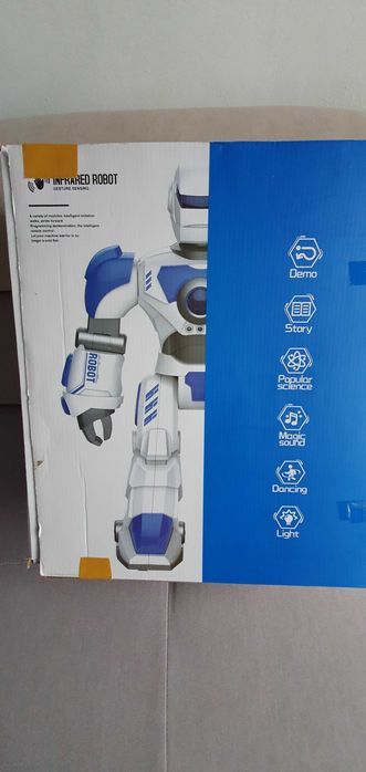 Robot MARE, jucarie, 35cm, interactiv, telecomanda, com IR,  danseaza
