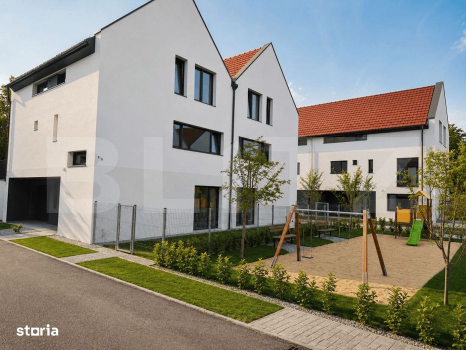 Duplex, 4 dormitoare, 3 bai, 169 mp utili, gradina 137 mp, Zona Buna Z