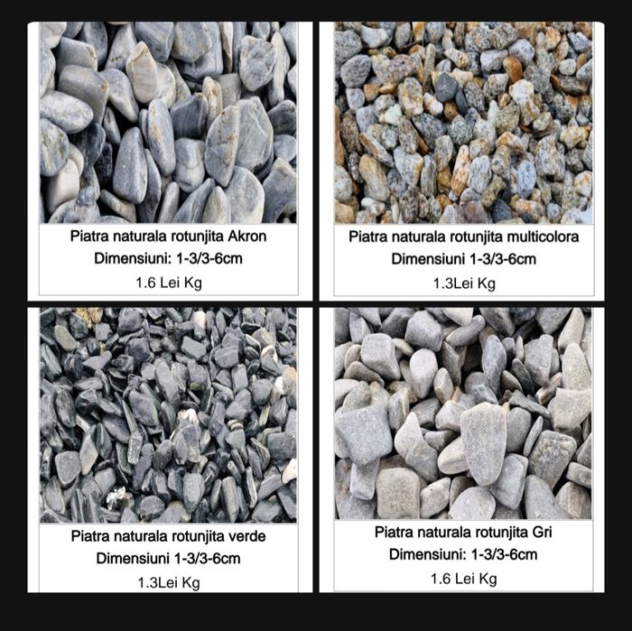 Travertin-piatra naturala- pietricele