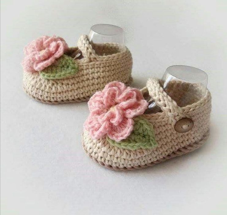 Пинетки вяжу пинетки