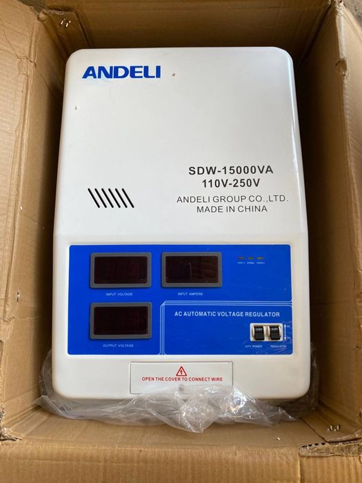 Стабилизатор напряжение Andeli 15.000 sdw, devorga osiladigan