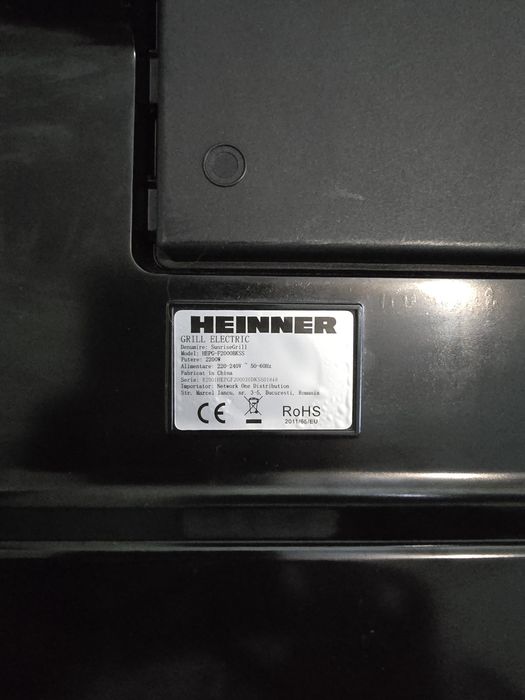 Grill electric heinner