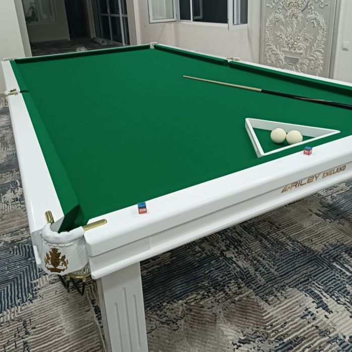 Бильярдный стол в стиле Хайтек 12 футов (мрамор).