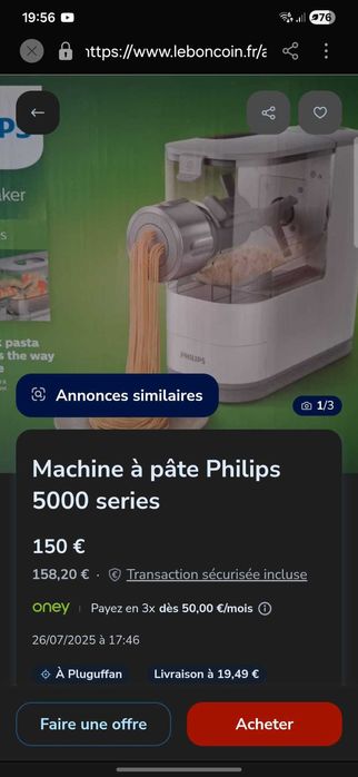 Philips Pasta Maker 5000 series