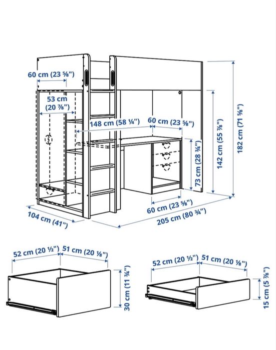 Pat supraetajat cu birou