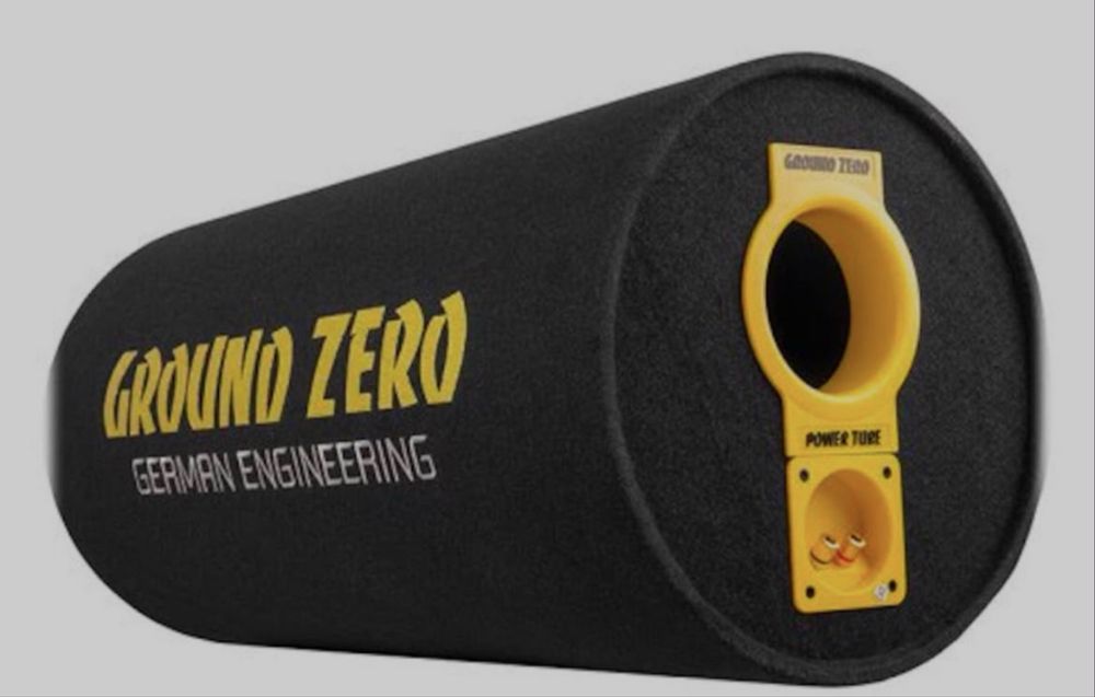 Ground Zero Subwoofer + Statie + Kit cabluri In Garantie