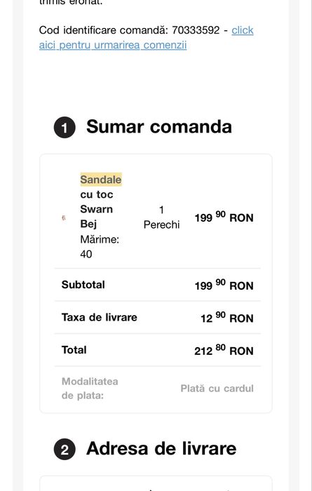 Sandale cu toc