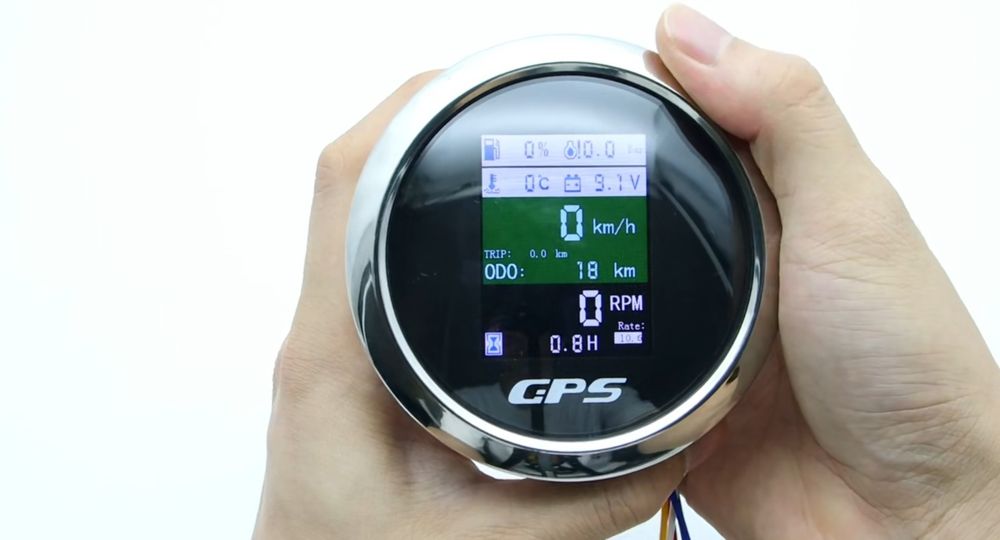 Ceas indicator vitezometru bord turometru moto, cross, atv, barca