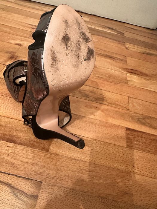 Официални обувки с платформа естествена кожа