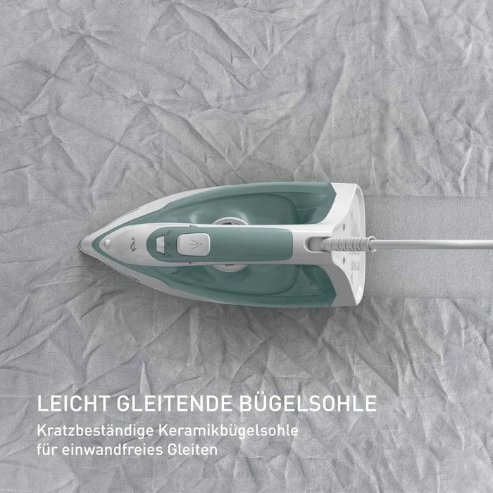 Tefal Virtuo Парна ютия Керамична плоча 30 секунди време за нагряване