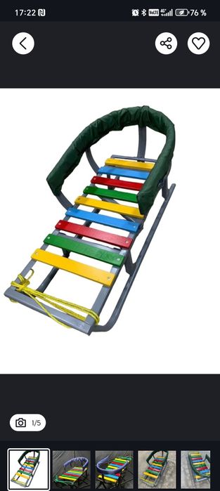 Новые санки Bolalar uchun chana