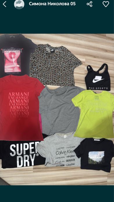 Дамски тениски Armani, Guess, Nike, Calvin Klein, Superdry