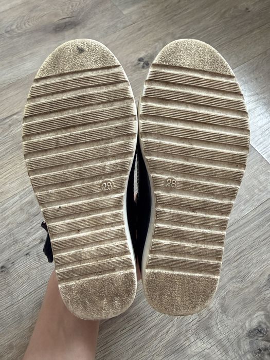 Продаю детские синие туфли на девочку, 28 размер