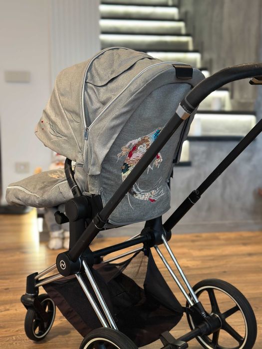 Cybex Priam Fashion Lux Koi количка + 2зимни чувала + чанта за количка