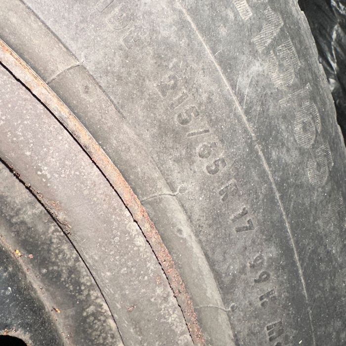 Стоманени джанти за VW - 17 цола с гуми и вентили